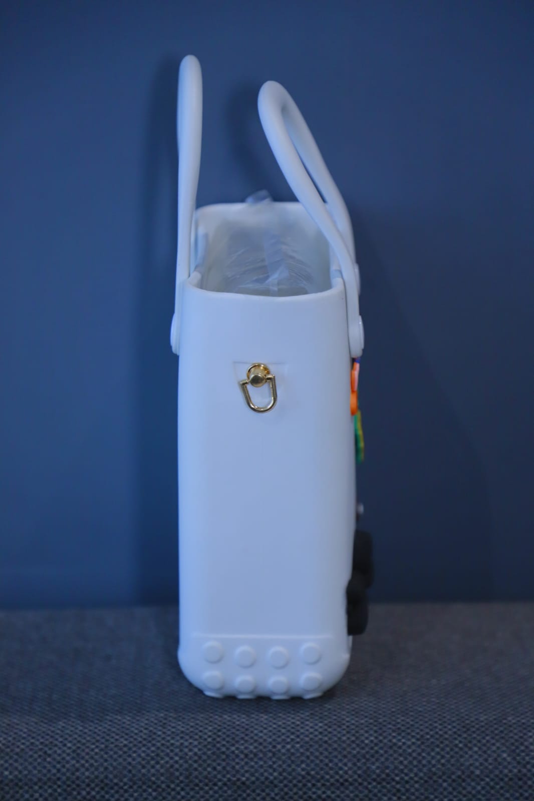 Crocs white sling bag