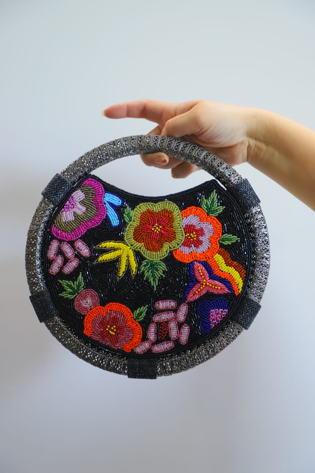 Multi-Beaded Majesty Clutch
