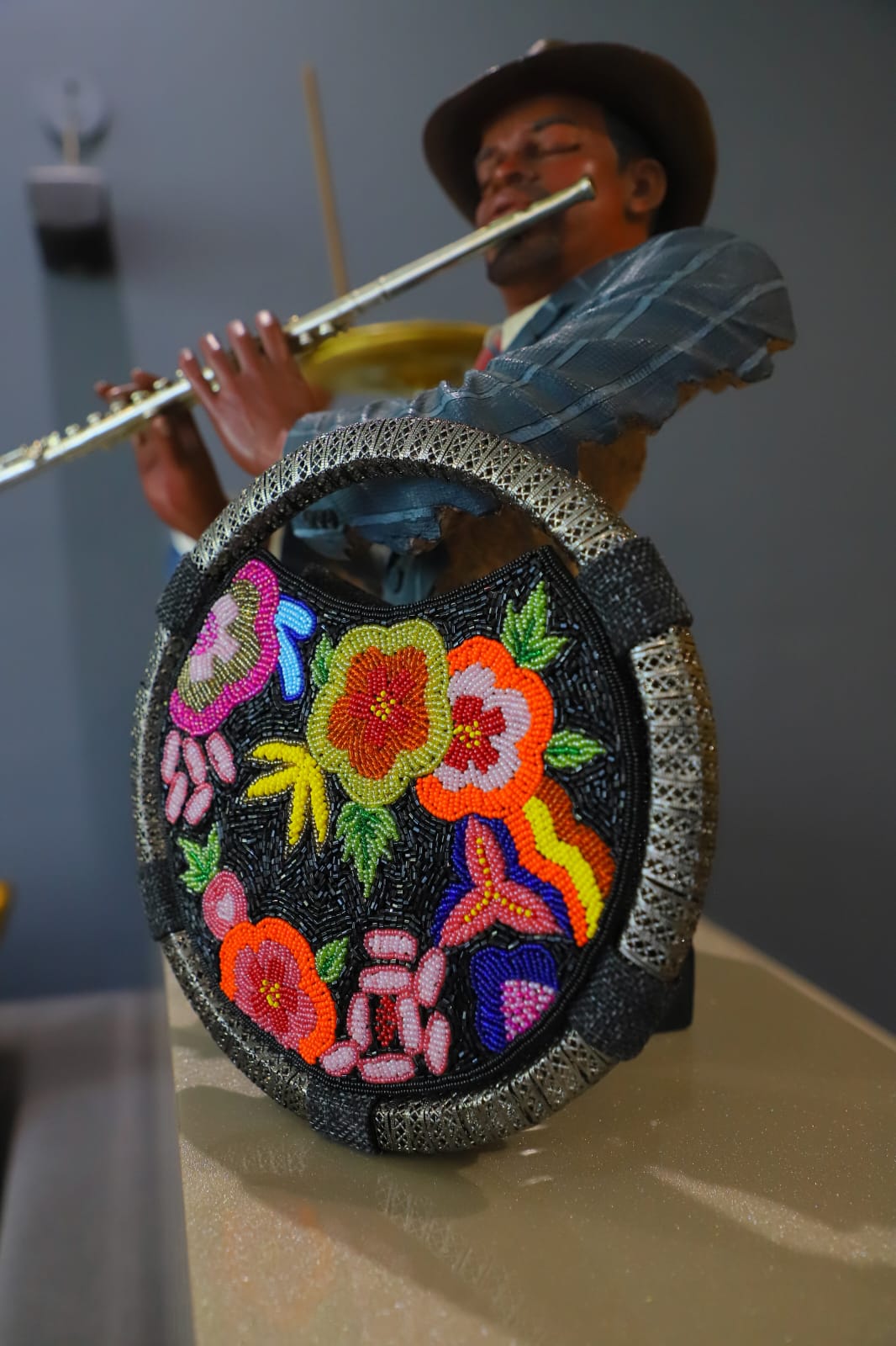 Multi-Beaded Majesty Clutch