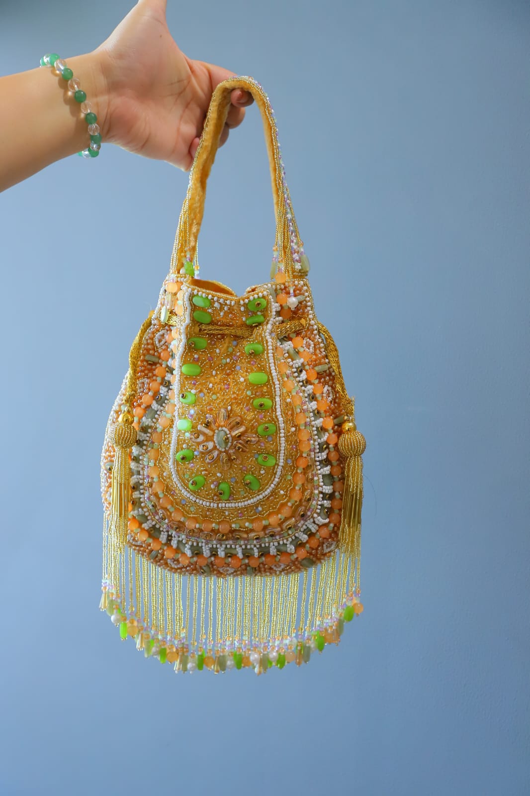 Stone Studded Radiance Clutch