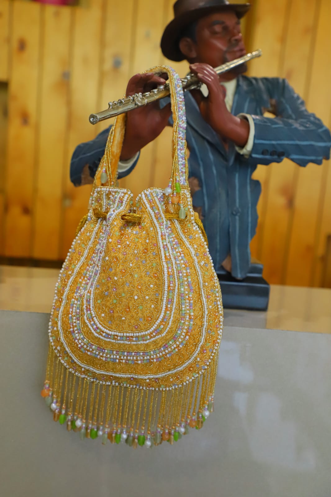 Stone Studded Radiance Clutch