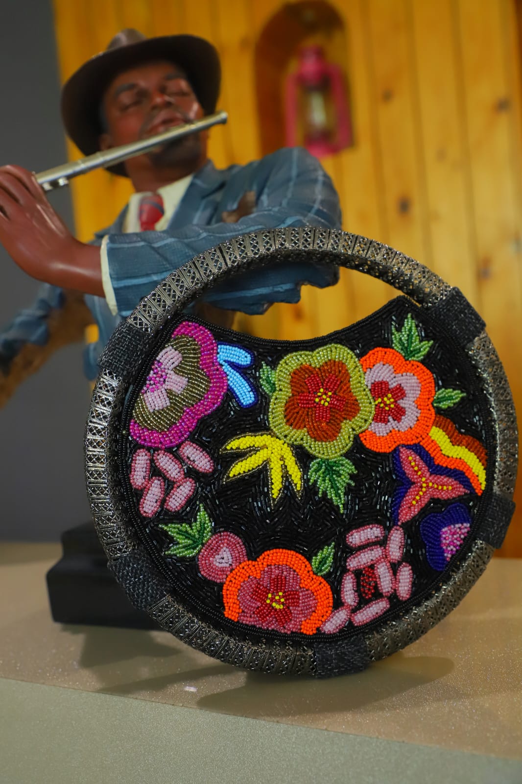 Multi-Beaded Majesty Clutch