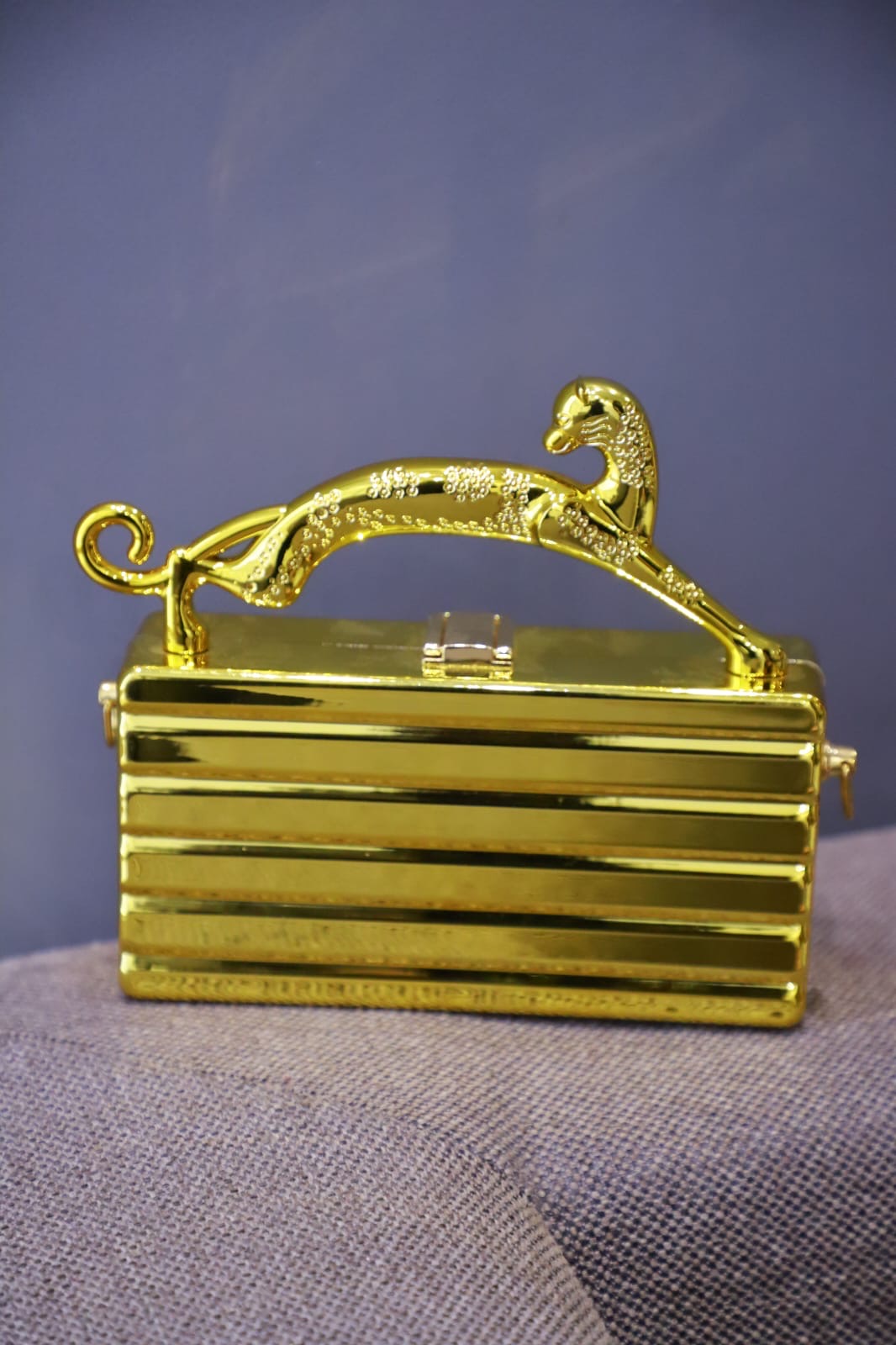 Golden metal clutch