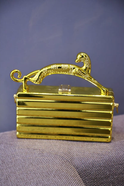 Golden metal clutch