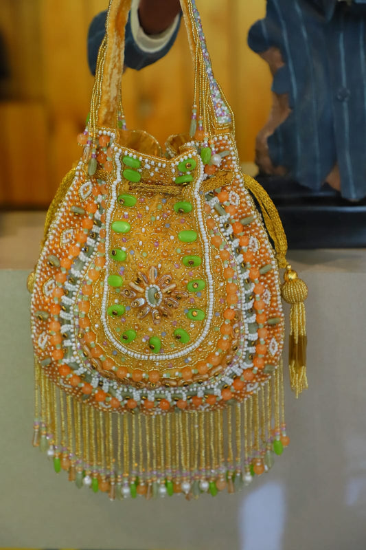 Stone Studded Radiance Clutch