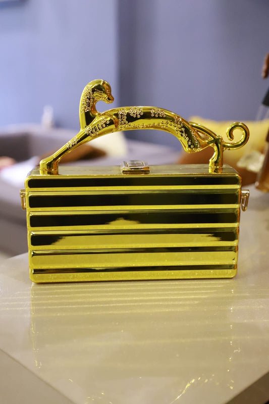 Golden metal clutch