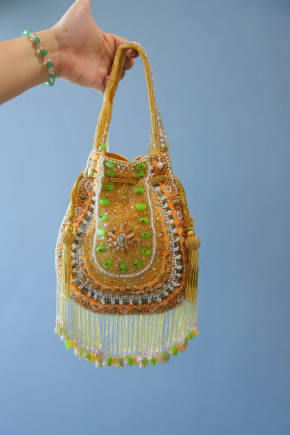 Stone Studded Radiance Clutch