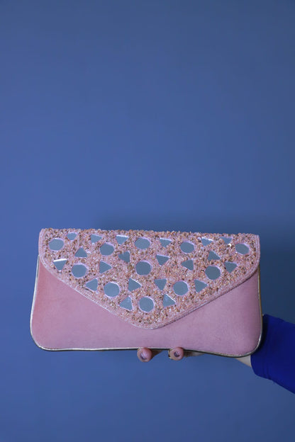Mirror envelope clutch