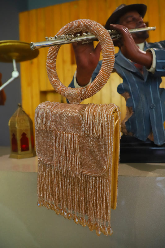 The Peach Cutdaana Clutch Bag
