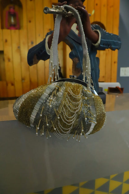 The Silvergold Cutdaana Clutch Bag